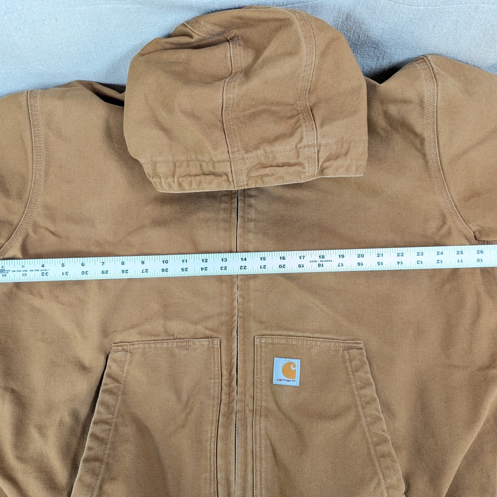 Carhartt Quilted Flannel Lined Duck Active Jacket XL Thinsulate Good Condition - Picture 16 of 16